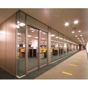 冰洁板成品高隔断拆改 冰洁板成品高隔断 宁波海韦斯隔断玻璃