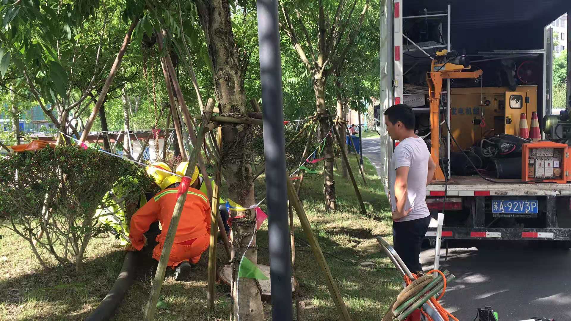 宜兴市徐舍镇工业区排水管道清淤疏通 无节假日