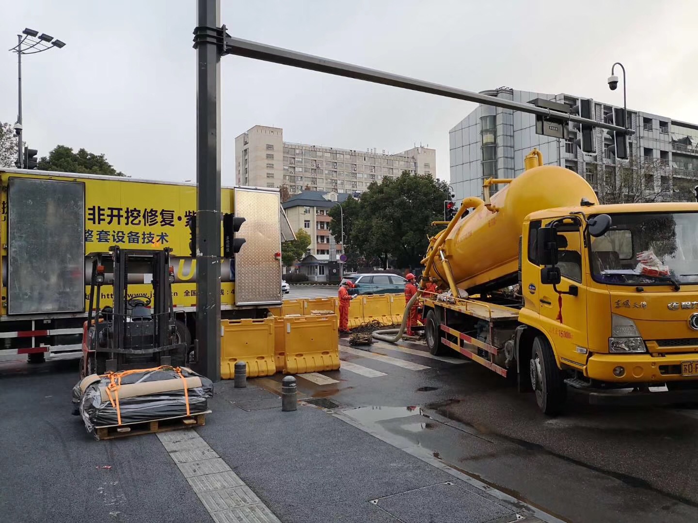 江苏南通如皋雨水管道清淤检测 ——环保