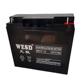 WESD**蓄电池WD17-12 12V17AH医疗船舶消防主机通讯免维护