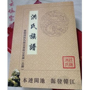 简装（又胶装）家谱
