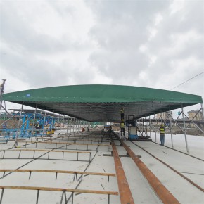 深圳坪山新区 户外工地蓬 移动商业街雨棚 室内推拉棚 设计制作安装 XYXN-05