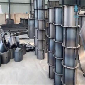 现浇圆型光伏发电水泥墩模具 光伏墩钢模具加工定制
